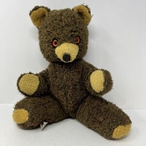 Animal Fair Brown Teddy Bear Plush 14" Vintage Rare‎ Stuffed Toy Collectible